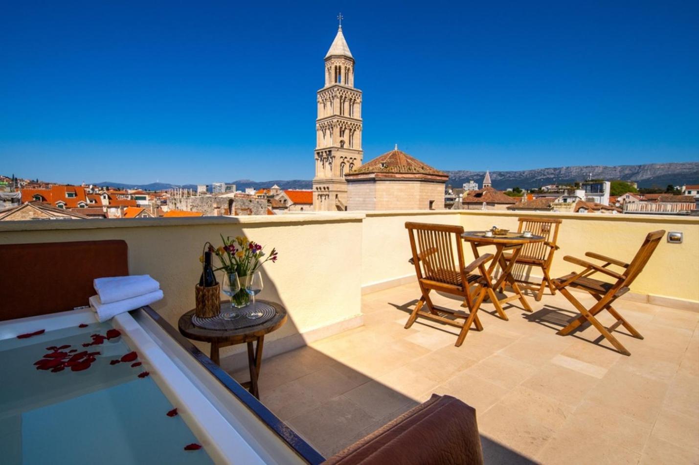 Terazza Grande In Diocletian Tower Apartment Split Exterior photo