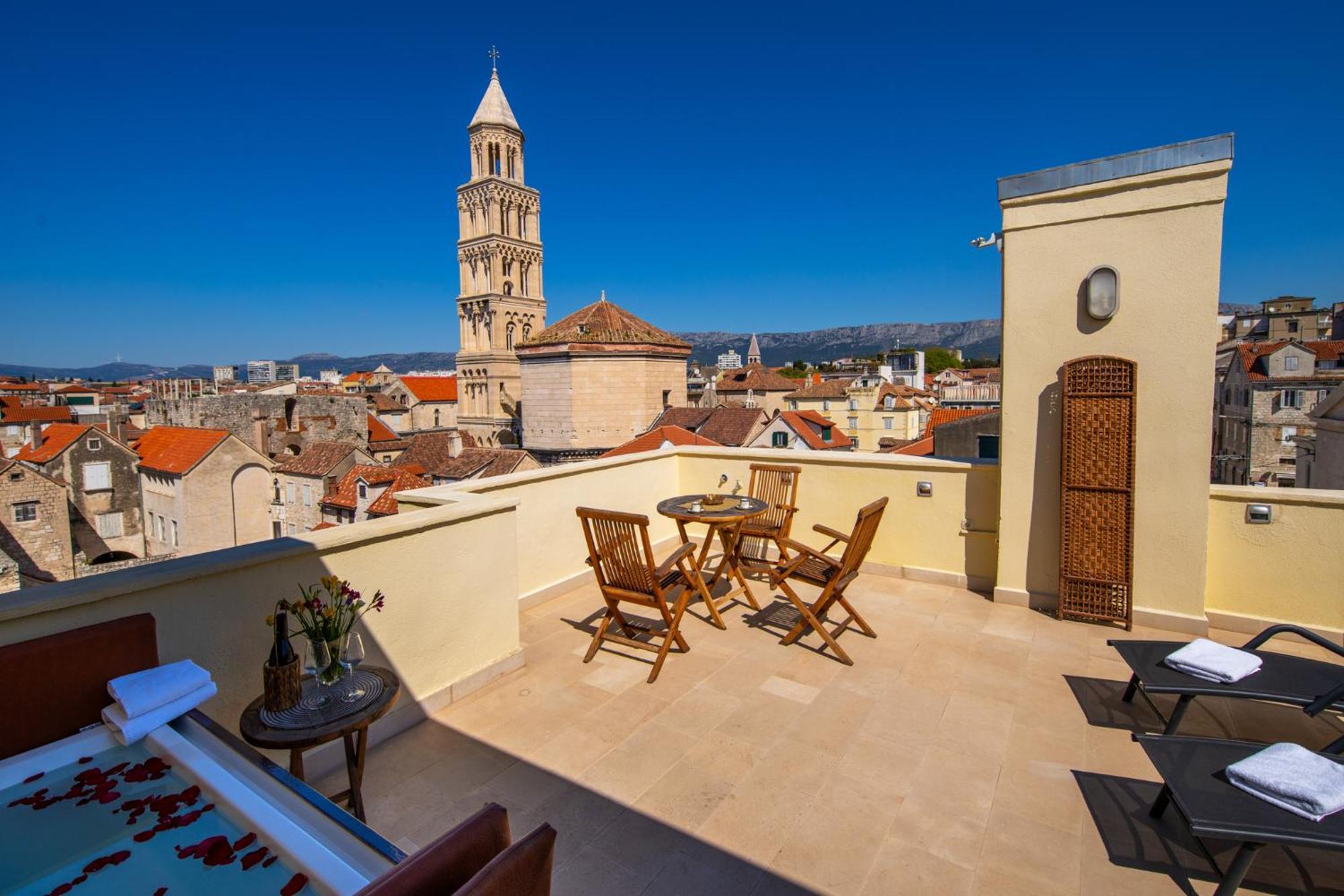 Terazza Grande In Diocletian Tower Apartment Split Exterior photo