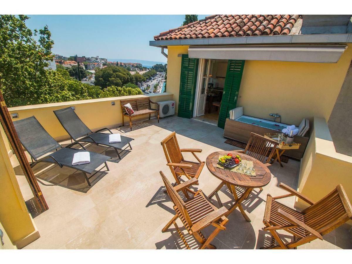 Terazza Grande In Diocletian Tower Apartment Split Exterior photo